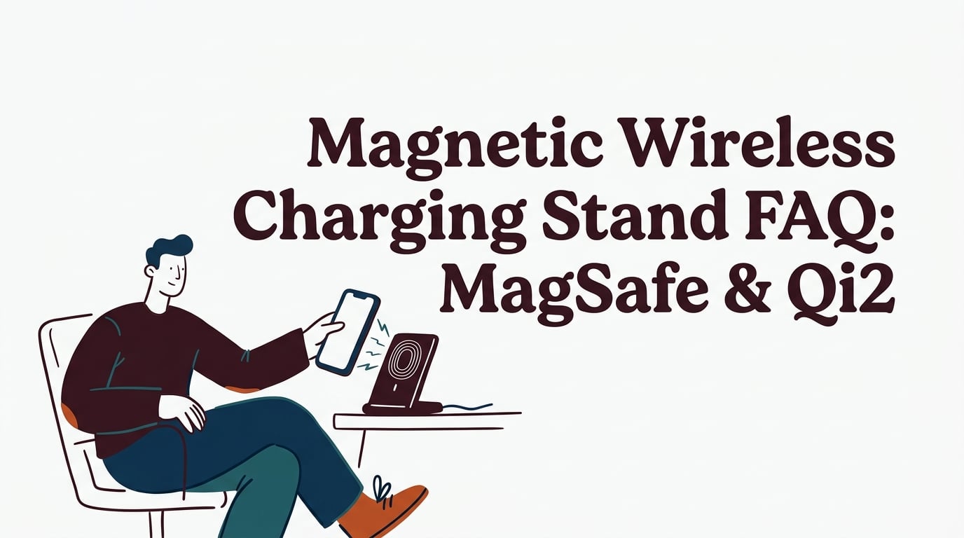 Magnetic Wireless Charging Stand FAQ (2026): MagSafe & Qi2