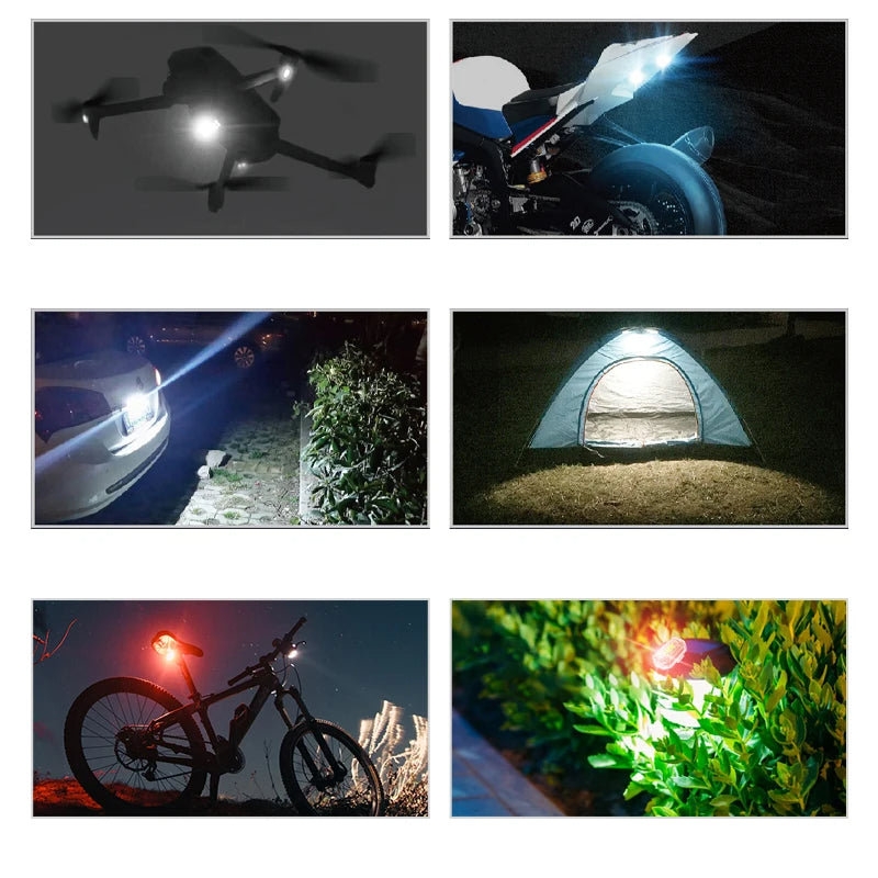 LED Strobe Lights – 7 Colors & 7 Modes with Remote Control